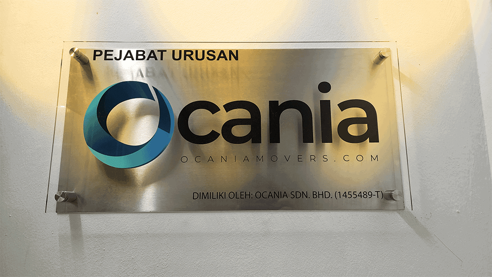 Ocania Sdn Bhd Signage